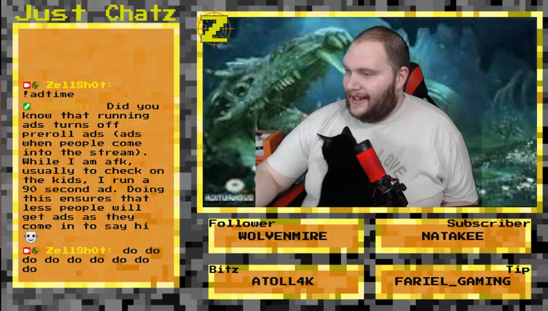 "ZellSh0t Overlays" Twitch overlays for a client